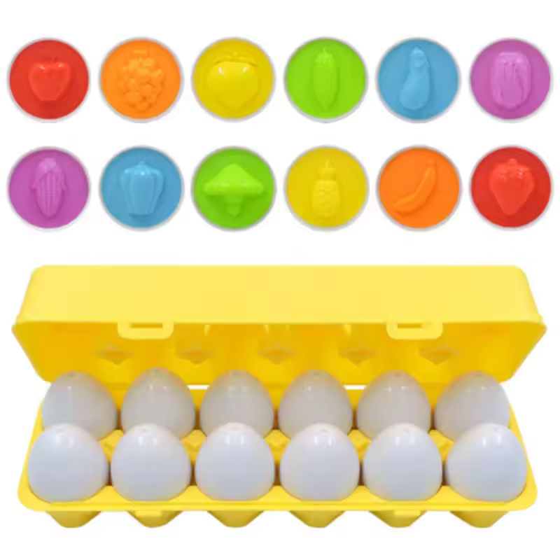 Montessori Shape Matching Egg Toy