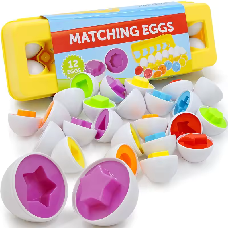 Montessori Shape Matching Egg Toy