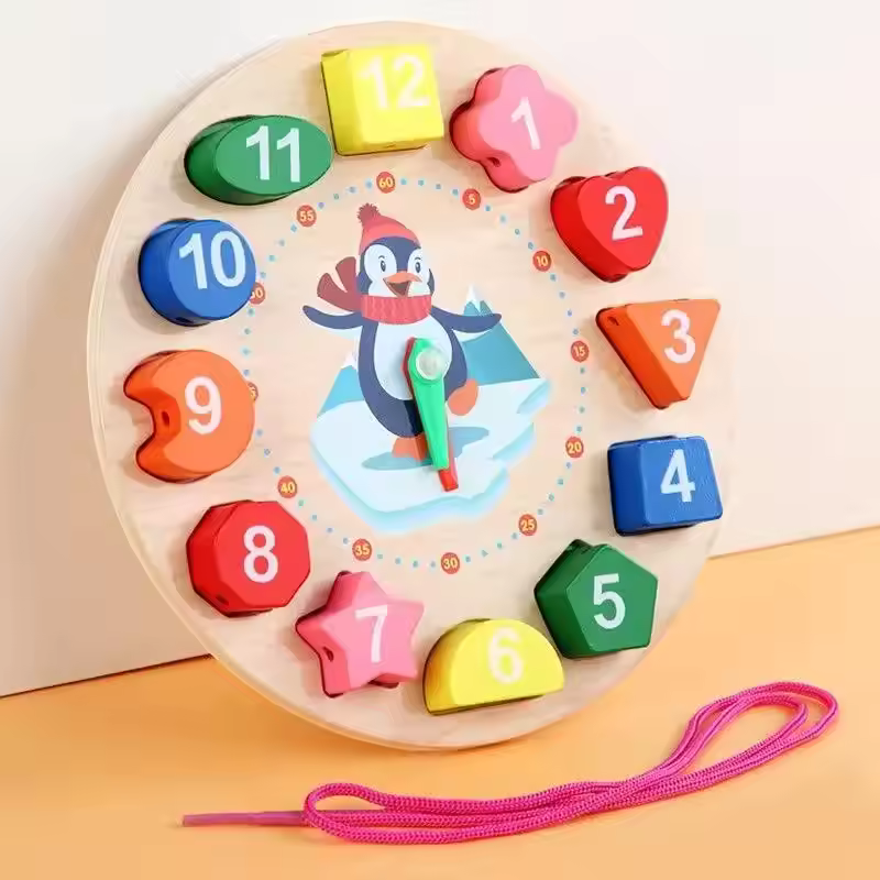 Wooden Number Blocks Puzzle