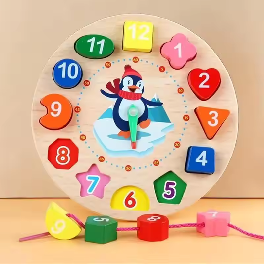 Wooden Number Blocks Puzzle