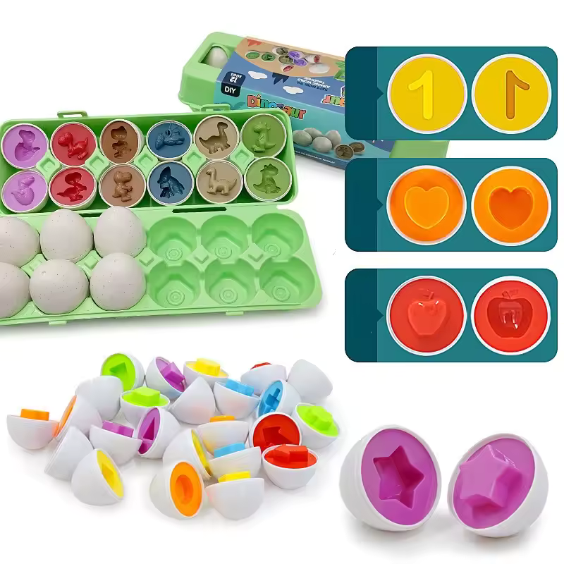 Montessori Shape Matching Egg Toy