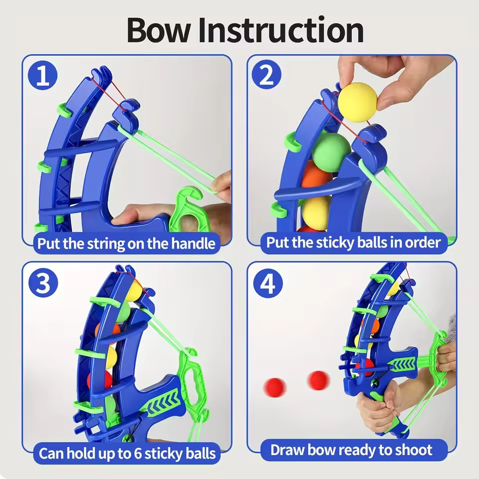 Bow and Arrow Shooting Toy